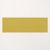 Yellow Waves Pattern Yoga Mat Yogamatte (Vorderseite (Horizontal))