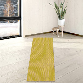 Yellow Waves Pattern Yoga Mat Yogamatte