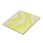 Yellow Waves Tile Fliese (Seite)