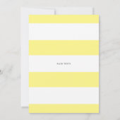 Yellow Wcolor Rose Garland Engagement Party Einladung (Rückseite)