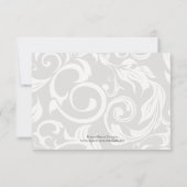 Yellow Wedding Danke-Card Dankeskarte (Rückseite)