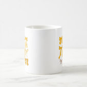 Yellow Whimsical Bows Kaffeetasse (Mittel)