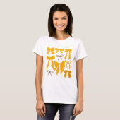 Yellow Whimsical Bows T-Shirt (Vorne ganz)