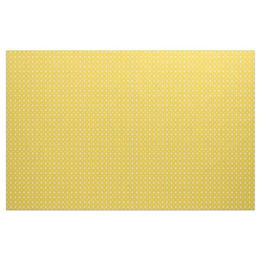 Yellow White Diamonds Geometric Pattern Stoff (Yard (91,4 cm))