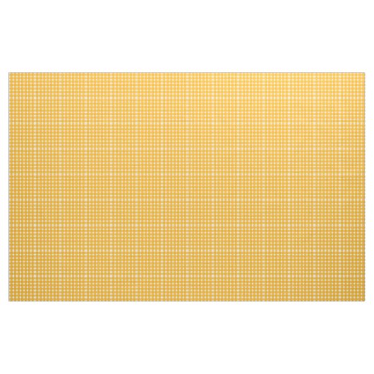Yellow White Gingham Pattern Stoff (Yard (91,4 cm))