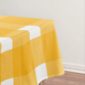 Yellow White Gingham Pattern Tischdecke (Beispiel)
