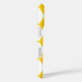 Yellow White Harlequin Diamonds Schachbretts Desig Case-Mate iPhone Hülle (Rückseite / Rechts)