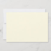 Yellow White Hydrangeas Bridal Brunch Einladung (Rückseite)