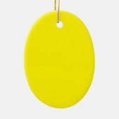 Yellow White Magic Sun-Produkt Keramik Ornament (Hinten)