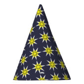Yellow White Magic Sun-Produkt Partyhütchen (Rechts)