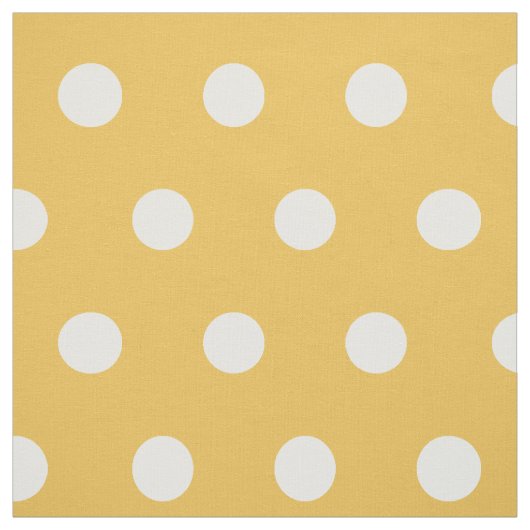 Yellow-white-Punkt-Muster DIY-Hobby-Stoff Stoff (Muster)