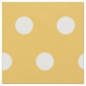 Yellow-white-Punkt-Muster DIY-Hobby-Stoff Stoff (Nahaufnahme)