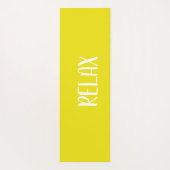 Yellow White Star Yogamatte (Rückseite)