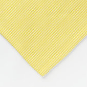 Yellow White Stripes Template Moderne Elegante kle Fleecedecke (Ecke)