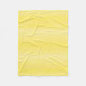Yellow White Stripes Template Moderne Elegante kle Fleecedecke (Vorderseite)