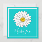 Yellow White Türkise Daisy (Vorderseite)