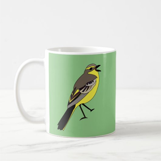 Yellow Wild Bird Kaffeetasse (Links)