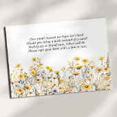 Yellow Wildblume Boho Wasserfarbenbücher für Kinde Begleitkarte