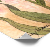 Yellow Wildblume Fairy Native American Poster (Ecke)