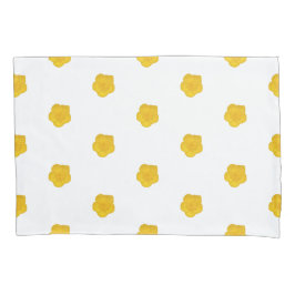 Yellow Wildflower customizable pillow case Kissenbezug