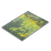 Yellow Wildflower Original Oil Painting Notizblock (Linke Seite)