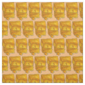 Yellow Wisconsin Cheddar Käse Fabric Stoff (Muster)