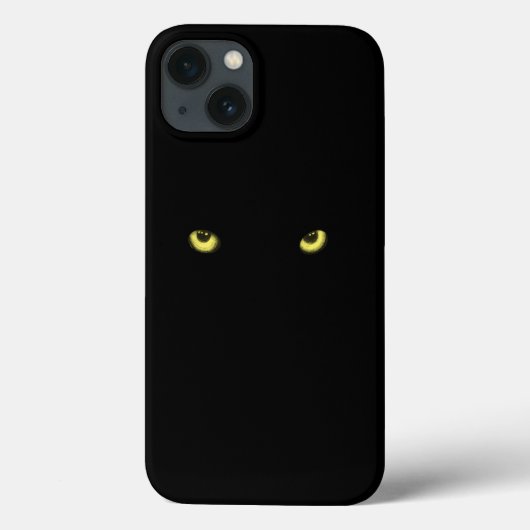 Yellow Wolf Eyes Case-Mate iPhone Hülle (Rückseite)