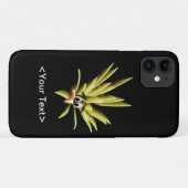 Yellow Worried Bird Cartoon Case-Mate iPhone Case (Rückseite (Horizontal))