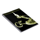Yellow X-Ray Skeleton Builder Notizblock (Rechte Seite)