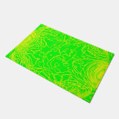 Yellow Yarn Door Mat Fußmatte (Schrägansicht)