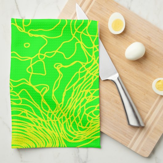 Yellow Yarn Küchentücher (Viertel Falte)