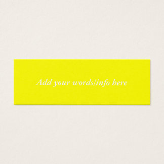Yellow Yayness