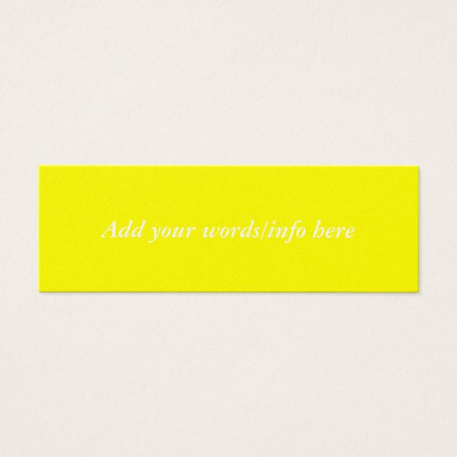 Yellow Yayness (Vorderseite)