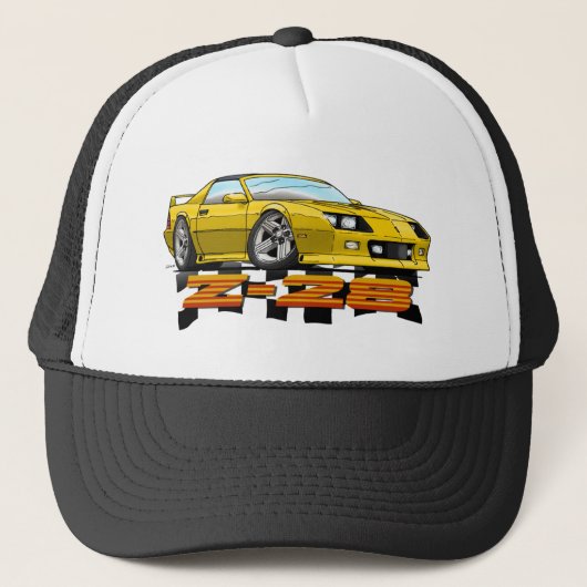 Yellow_Z28_3G Truckerkappe (Vorderseite)