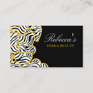 Yellow Zebra Heardesign Business Card Visitenkarte