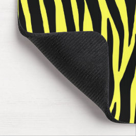Yellow Zebra Mouse Pad Mousepad