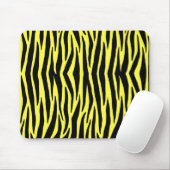 Yellow Zebra Mouse Pad Mousepad (Mit Mouse)