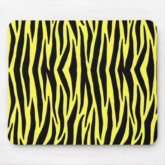Yellow Zebra Mouse Pad Mousepad (Vorne)