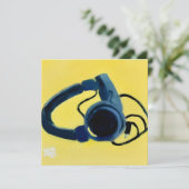 Yellow Zen Einladung (Stehend Vorderseite)