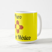Yellow Zia Sun Puro Nuevo Mexiko Kaffeetasse (VorderseiteRechts)