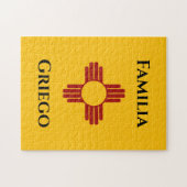Yellow Zia Sun Puro Nuevo Mexiko Puzzle (Horizontal)