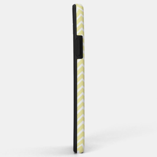 Yellow Zickzack Personalisiert Case-Mate iPhone Ca Hülle (Hinten/Rechts)