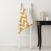 Yellow Zickzack Zigzag Muster Sherpadecke (Beispiel)