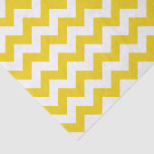 Yellow Zigzag, gelb Zickzack, geometrisches Muster Seidenpapier (Ausschnitt)