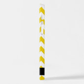 Yellow Zigzag, gelb Zickzack, Ihr Name iPhone Hülle (Linke Seite)