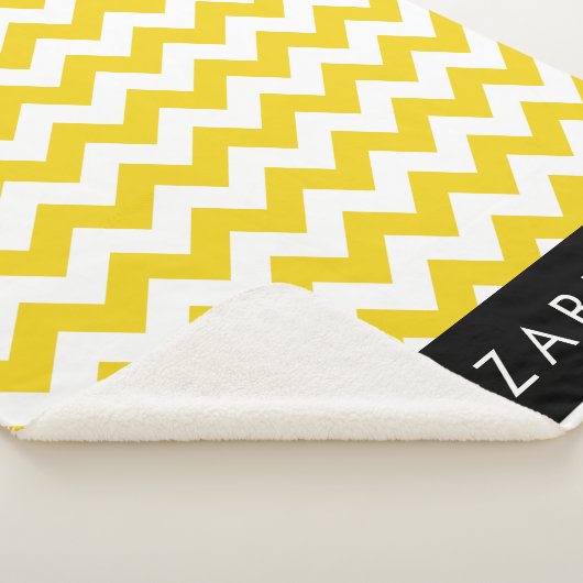 Yellow Zigzag, gelb Zickzack, Ihr Name Sherpadecke (3/4)