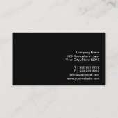 Yellow Zigzag QR Code Geologist Business Card Visitenkarte (Rückseite)