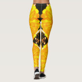 Yellow Zinnia Leggings (Rückseite)