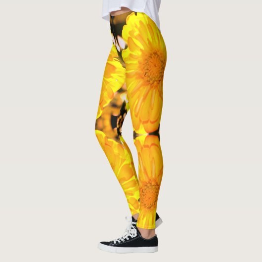 Yellow Zinnia Leggings (Links)