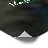 Yellow Zinnia mit Zitat von Eleanor Roosevelt Poster (Ecke)